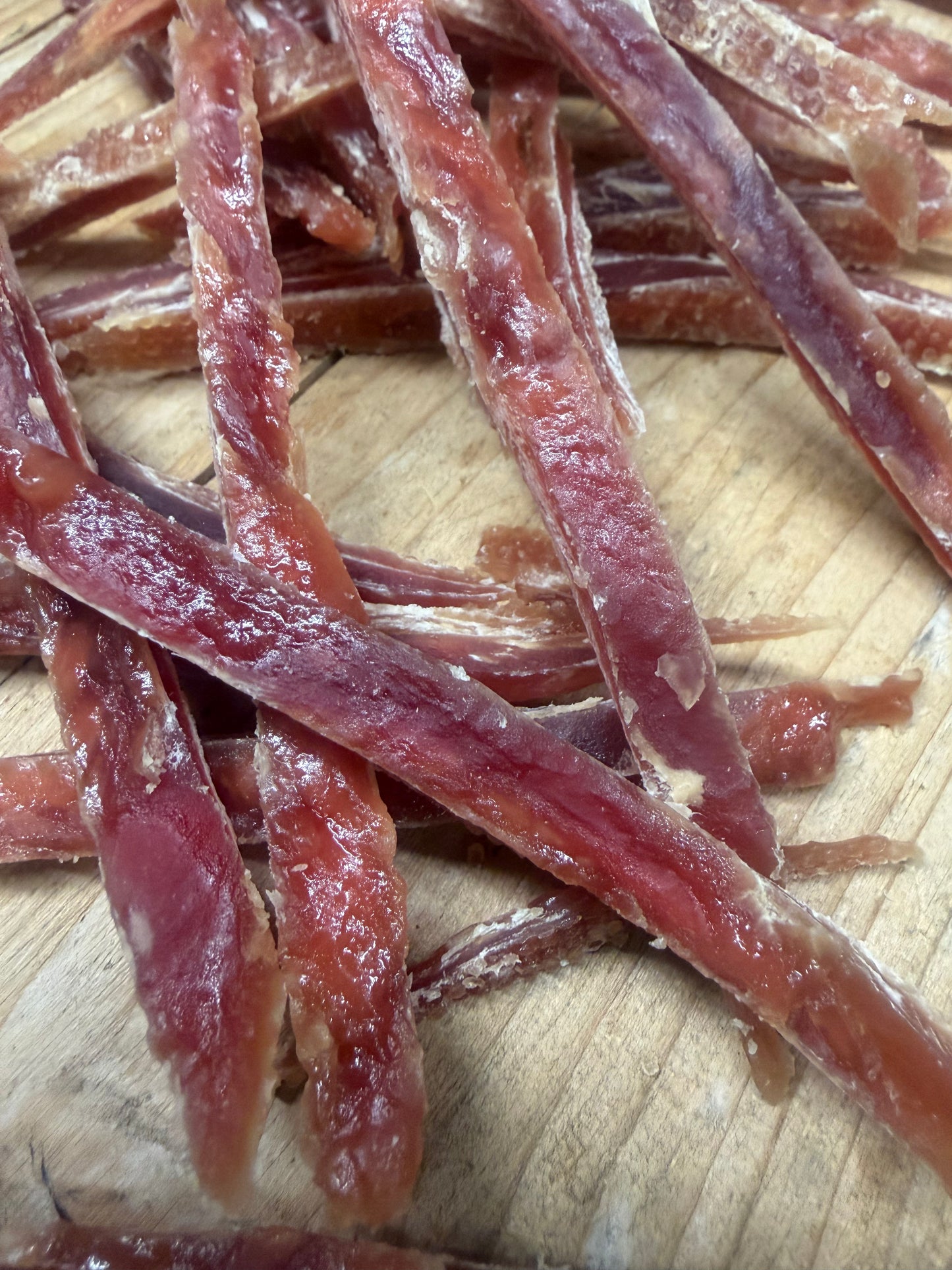Tender duck breast strips