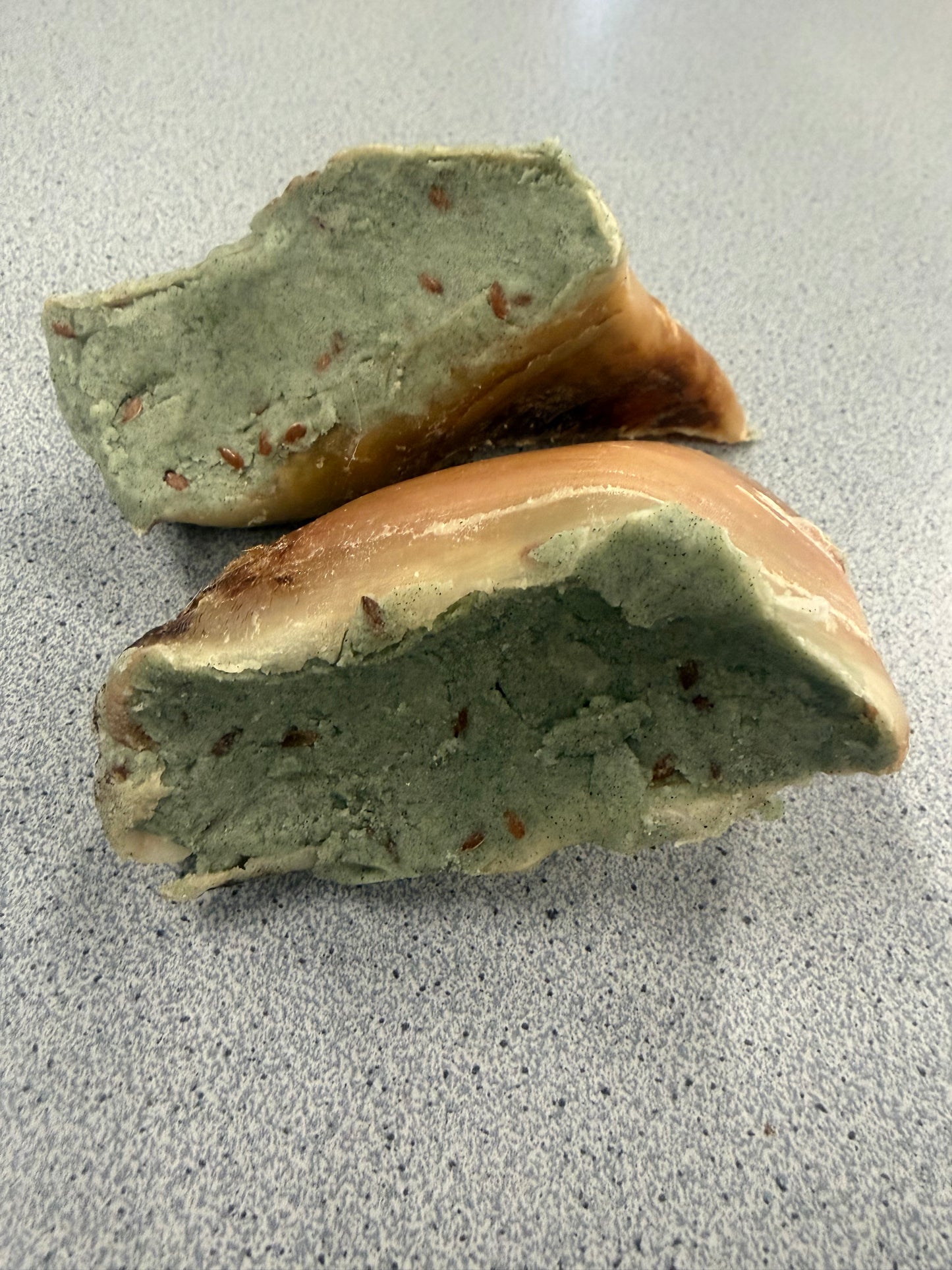 Hoefjes gevuld met Spirulina en Lijnzaad