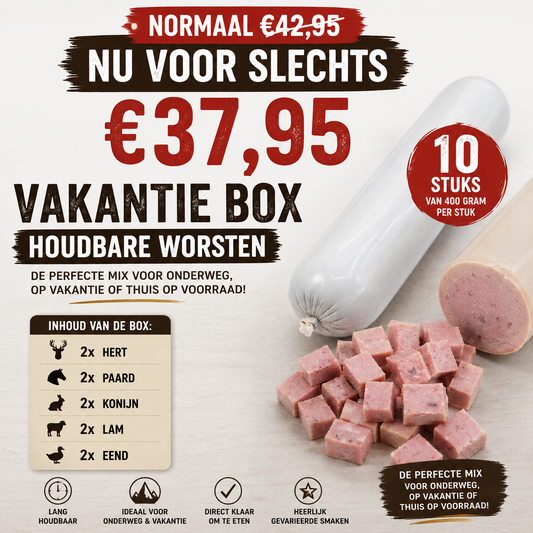 Houdbare Worsten Holiday Mix 10x400gr Hypoallergeen.