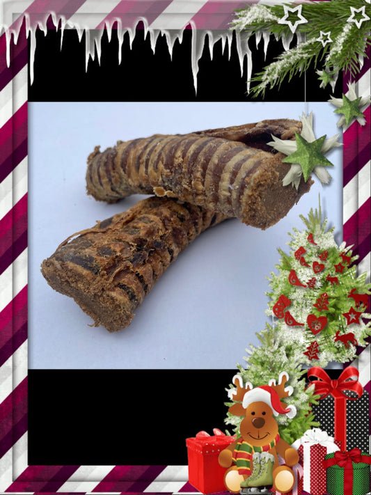 Kerstspecial: Runderluchtpijp met Hertenpate. 2St