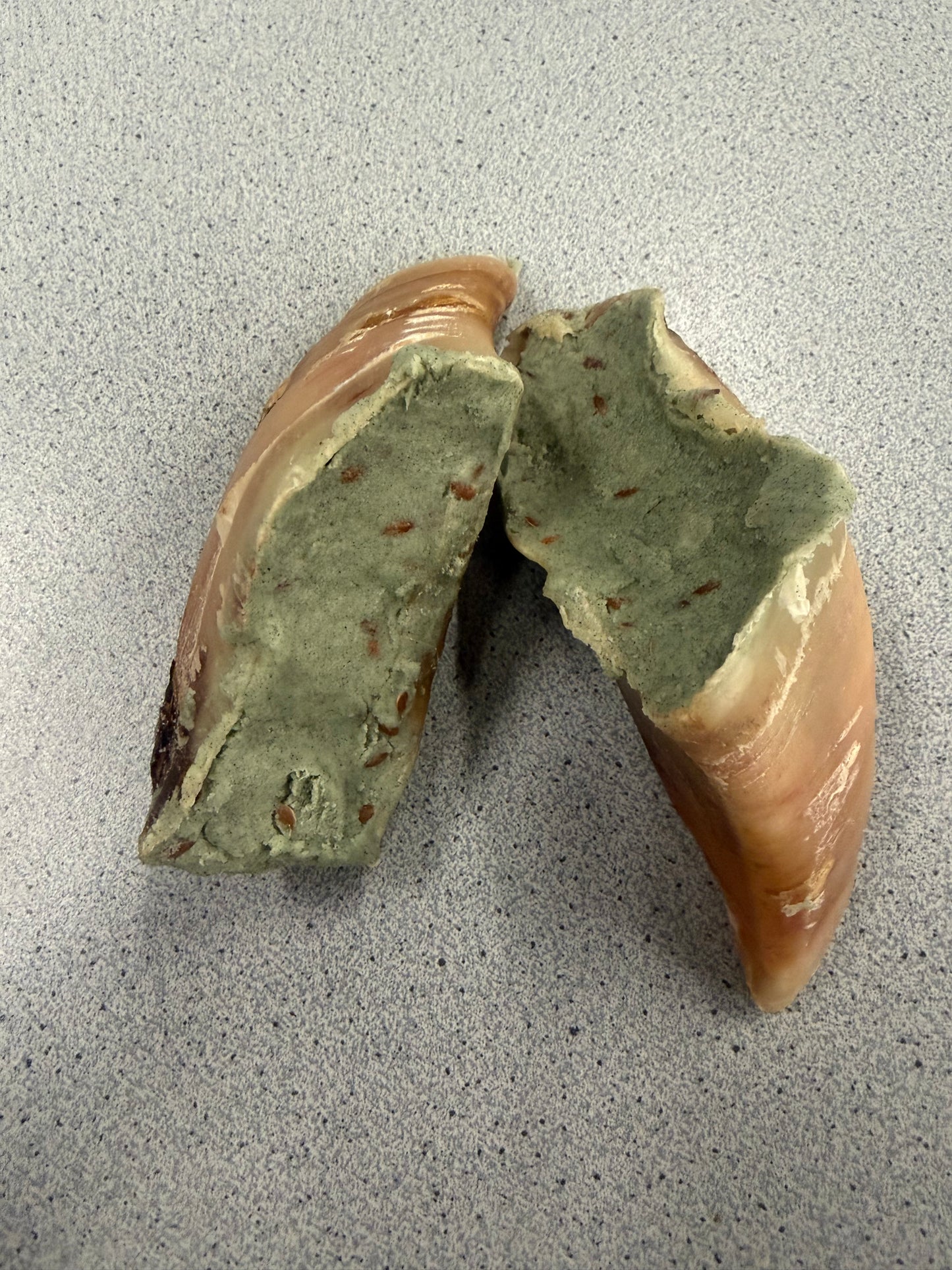 Hoefjes gevuld met Spirulina en Lijnzaad