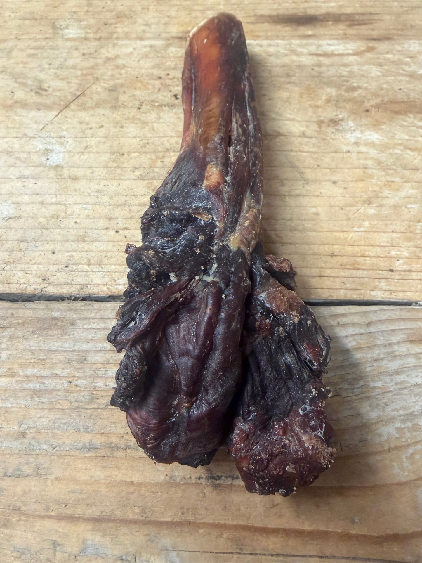 Premium runderpenis 15/17 cm met vleesknoop, 4 stuks