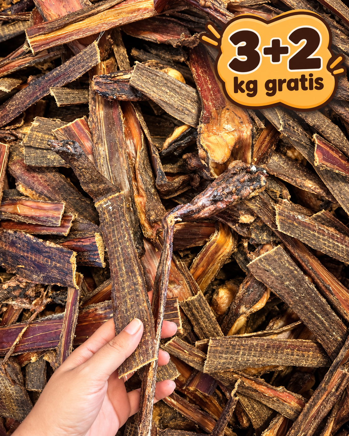 Hollandse runderlap 3+2 kg gratis actie
